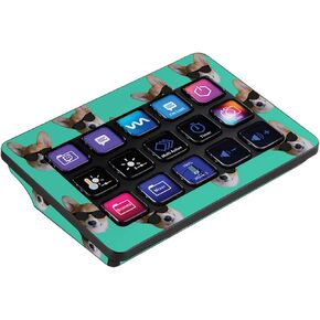 MightySkins Skin Compatible with Elgato Stream Deck MK.2 - Cool Corgi | Protective, Durable, and Unique Vinyl Decal wrap Cover | Easy to Apply, Remove, and Change Styles | Made in The USA
