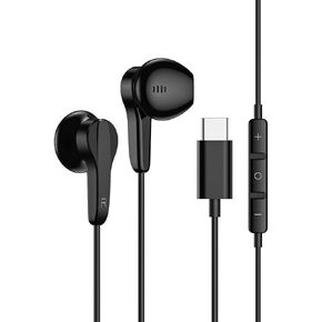 USB C Headphones, Headphones with USB-C Plug, Wired Ear Buds with Built-in Remote to Phone Calls Volume and Control Music, Design for iPhone15 Series, iPad, Laptop and Many Other USB C Devices