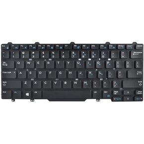 No Pointer US Replacement Keyboard for Dell Latitude E5450 E5470 E7450 E7470 7480 7490 5480 5488 3340 3350 Laptop Without Backlight No Frame