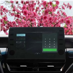 Navigation Display Screen Protector 9-Inch, Tempered Glass Protective Film With 10 Precise Cut-out Holes Compatible with Camry XLE XSE and Hybrid SE XLE XSE