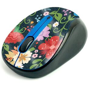 MightySkins Glossy Glitter Skin Compatible with Logitech M325 Wireless Mouse - Cartoon Bloom | Protective, Durable High-Gloss Glitter Finish | Easy to Apply and Change Style | Made in The USA