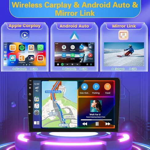 Fukulu for Honda Odyssey 2005-2010【2+64GB Carplay Radio Android 13】 with Wireless Carplay Android Auto, 10.1'' Touch Screen Car Stereo GPS/WiFi/32EQ DSP/Bluetooth 5.0/SWC/Mic, Backup Cam in Saudi Arabia