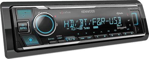 جهاز استقبال الوسائط الرقمية Kenwood Excelon KMM-X704 مع بلوتوث وراديو HD (مجدد معتمد) in Saudi Arabia
