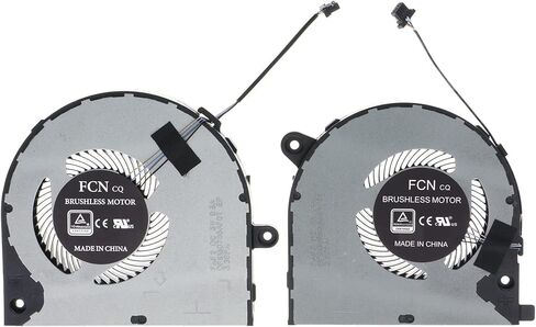 مروحة تبريد وحدة المعالجة المركزية ووحدة معالجة الرسومات البديلة لـ Dell Vostro 7500 7501 Inspiron 7501 P102F 0KGH4R 0YND40 FMF2 FMF3 DFS150705AF0T DFS150005AA0T in Saudi Arabia