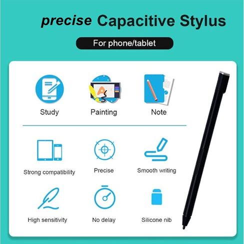 Pen for Lenovo Yoga C930 13IKB 01FR713 ST70R02360, 4096 Pressure Sensitive Control Digital Pen, 2 Customizable Buttons, Tablet Pen Slot Suitable , 100mAh in Saudi Arabia