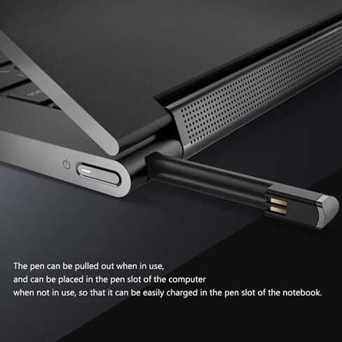 Pen for Lenovo Yoga C930 13IKB 01FR713 ST70R02360, 4096 Pressure Sensitive Control Digital Pen, 2 Customizable Buttons, Tablet Pen Slot Suitable , 100mAh in Saudi Arabia