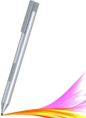 قلم شاشة لـ HP EliteBook x360 G6/G5/G4/G3/G2، HP Elite x2 G4/1013 G3/1012 G2/1012 G1، HP ProBook G1/G2، HP Pavilion x2 12-b0xx/b1xx، HP Spectre x2 12- a0xx، قلم AES 1.0، فضي in Kuwait