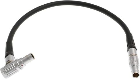 HangTon D-tap Coiled Power Cable for DJI RS4 Pro, RS2, RS3 Pro Universal Base Mount, Focus Motor Right Angle 6-pin in Saudi Arabia