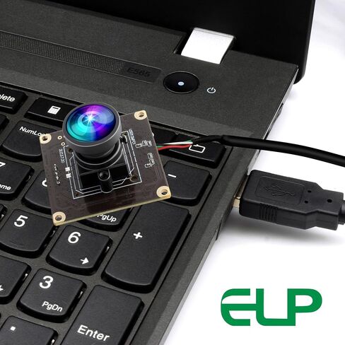 ELP 1080P 120fps USB Camera Module for Computer 11.6mp Lightburn Camera Mini UVC USB2.0 High Speed PC Camera Wide Angle USB Security Web Camera Board for Laptop (100° no Distortion Lens) in Saudi Arabia