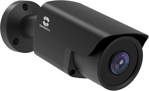 نظام كاميرا أمان GWSECU 16 قناة PoE، 4K 16 قناة NVR مع محرك أقراص ثابتة سعة 4 تيرابايت، 12 قطعة 5 ميجابكسل سلكية خارجية كاميرات IP رصاصة داخلية ميكروفون مدمج، رؤية ليلية بالأشعة تحت الحمراء 100 قدم، اكتشاف الأشخاص بالذكاء الاصطناعي، G51612P4B03 in Kuwait