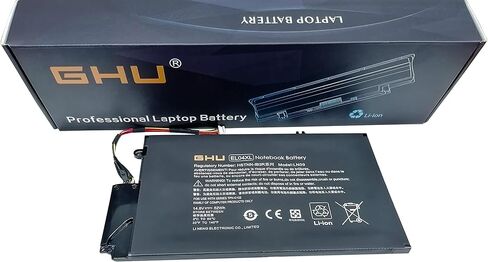 GHU New Battery EL04XL EL04 Compatible with HP Envy TouchSmart 4 Series Fit 681879-1C1 681879-171 681879-541 681949-001 HSTNN-IB3R HSTNN-UB3R TPN-C102 14.8V 3400 mAh 52 WH in Kuwait