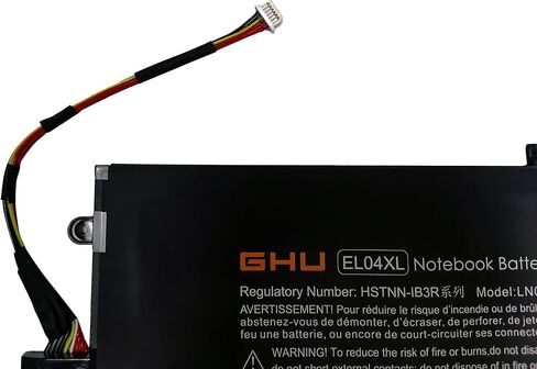 GHU New Battery EL04XL EL04 Compatible with HP Envy TouchSmart 4 Series Fit 681879-1C1 681879-171 681879-541 681949-001 HSTNN-IB3R HSTNN-UB3R TPN-C102 14.8V 3400 mAh 52 WH in Kuwait
