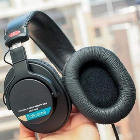 Replacement Headphone Earpads Ear Pads Cushions Compatible with Sony MDR-7506,MDR-7806,MDR-V6,MDR-CD900ST Headset (Black) in Saudi Arabia