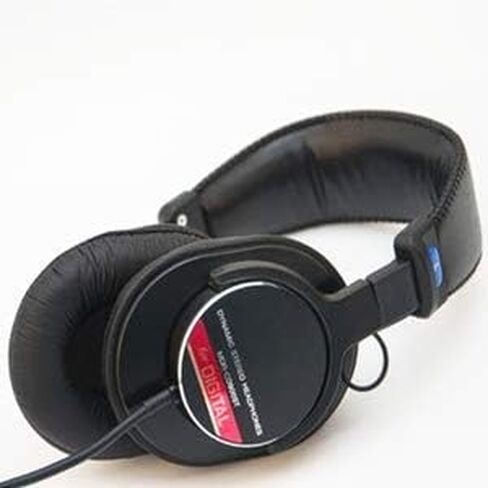 Replacement Headphone Earpads Ear Pads Cushions Compatible with Sony MDR-7506,MDR-7806,MDR-V6,MDR-CD900ST Headset (Black) in Saudi Arabia