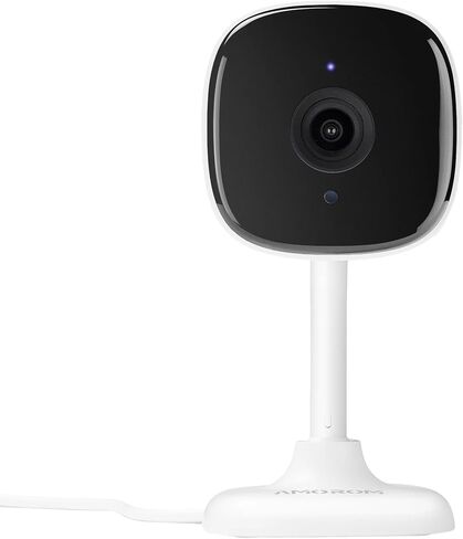 كاميرا أمان داخلية مع كشف الحركة، عموم/إمالة، رؤية ليلية، 1080 بكسل، صوت ثنائي الاتجاه، متوافقة مع أليكسا/جوجل هوم، واي فاي 2.4 جيجا هرتز، حزمة واحدة in Kuwait