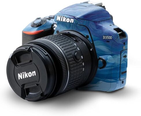 غلاف لامع لامع متوافق مع كاميرا Nikon D3500 - أبراج الهاتف الخلوي - غطاء لاصق واقٍ من الفينيل 3M ممتاز - سهل الاستخدام | صُنع في الولايات المتحدة الأمريكية بواسطة MightySkins in Saudi Arabia