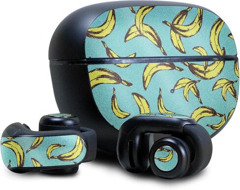 Carbon Fiber Skin Compatible with Bose Ultra Open Earbuds - Bananas - Premium 3M Vinyl Protective Wrap Decal Cover - Easy to Apply | Crafted in The USA by MightySkins in Kuwait