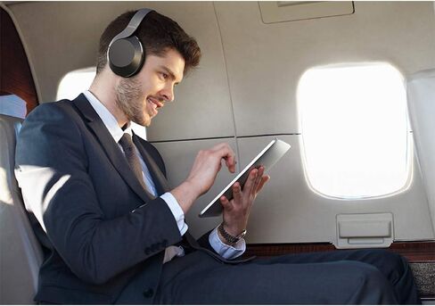 Philips Audio Performance TAPH805BK Bluetooth 5.0 Active Noise Cancelling Over-Ear Headphones with Google Assistant (Black) in Saudi Arabia