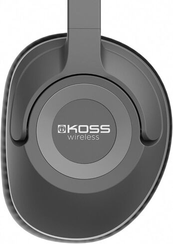 سماعات رأس لاسلكية بلوتوث من كوس BT539iK، ميكروفون مدمج وعناصر تحكم باللمس، سلك قابل للفصل متضمن، رمادي داكن وأسود in Kuwait