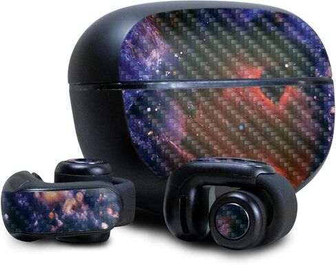 غلاف من ألياف الكربون متوافق مع سماعات الأذن Bose Ultra Open - Andromeda - غطاء لاصق واقٍ من الفينيل 3M ممتاز - سهل الاستخدام | صُنع في الولايات المتحدة الأمريكية بواسطة MightySkins in Kuwait