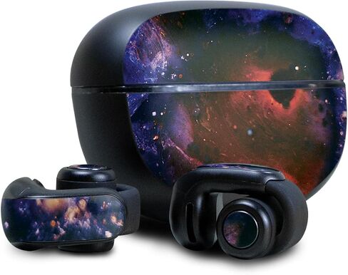 غلاف من ألياف الكربون متوافق مع سماعات الأذن Bose Ultra Open - Andromeda - غطاء لاصق واقٍ من الفينيل 3M ممتاز - سهل الاستخدام | صُنع في الولايات المتحدة الأمريكية بواسطة MightySkins in Kuwait
