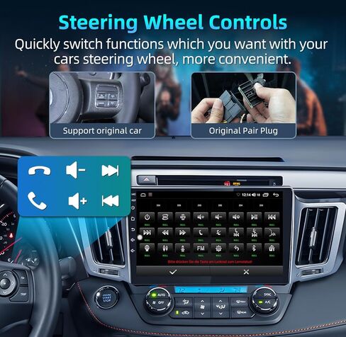 راديو ستيريو للسيارة Android 12 لسيارة Toyota RAV4 2013-2018 - 10.1 بوصة 1280 * 800 وحدة رأس تعمل باللمس مع 5GWiFi Wireless Carplay Android Auto (2+64 جيجابايت) in Kuwait