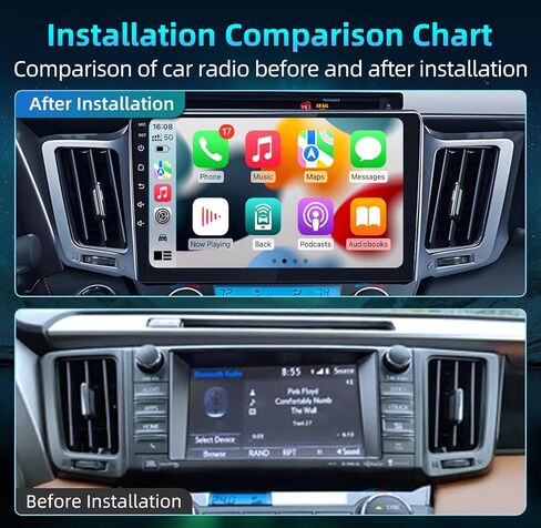 راديو ستيريو للسيارة Android 12 لسيارة Toyota RAV4 2013-2018 - 10.1 بوصة 1280 * 800 وحدة رأس تعمل باللمس مع 5GWiFi Wireless Carplay Android Auto (2+64 جيجابايت) in Kuwait