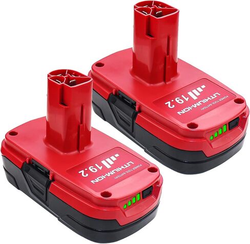 2 Packs 3.0Ah 19.2 Volt C3 Diehard Battery Replacement for Craftsman 19.2V Lithium ion Battery 315.113753 315.PP2011 315.11485 315.115410 130279003 1323903 11375 11376 130279005 130211004 11045 in Saudi Arabia