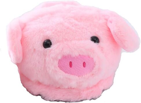 Millffy Funny Womens Warm Animal Slippers Funny Slippers Furry Pink Pig Slippers House Shoes in Saudi Arabia