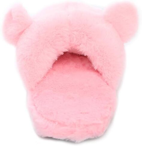 Millffy Funny Womens Warm Animal Slippers Funny Slippers Furry Pink Pig Slippers House Shoes in Saudi Arabia