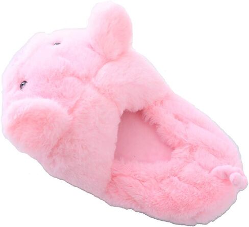 Millffy Funny Womens Warm Animal Slippers Funny Slippers Furry Pink Pig Slippers House Shoes in Saudi Arabia