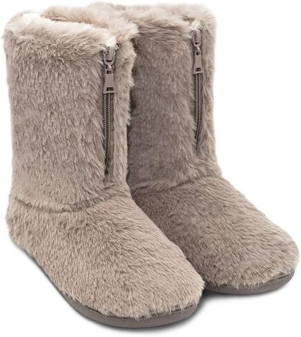 Women's Winter Bootie Slippers Ankle Boots Slippers Warm House Shoes Indoor Fur Lining in Saudi Arabia