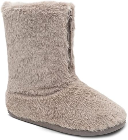 Women's Winter Bootie Slippers Ankle Boots Slippers Warm House Shoes Indoor Fur Lining in Saudi Arabia