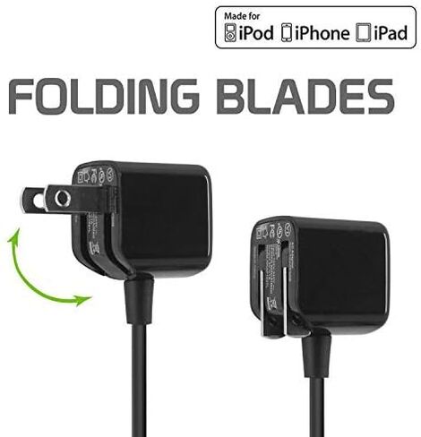 شاحن الهاتف الخليوي للمنزل والسفر متوافق مع Lightning iPhone 13 Pro Max Mini 12 11 Pro 11 Pro Max 11 Xr Xs Max Xs X SE 8 iPad Pro Air Mini 12.9 iPad Pro 10.5 iPad 9.7 iPad Air AirPods in Saudi Arabia