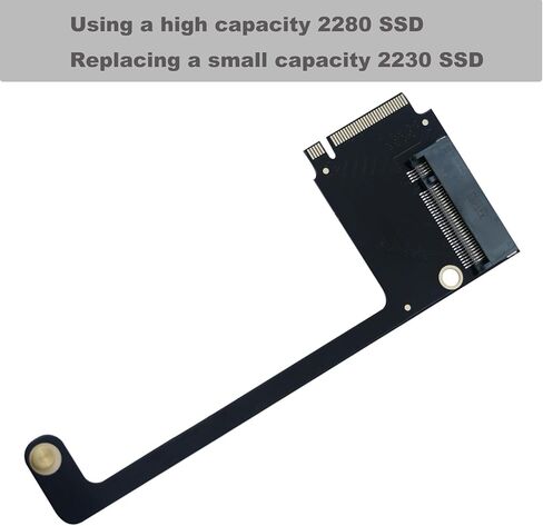 استبدال COMeap لملحقات Asus Rog Ally المحمولة، بطاقة لوحة توسيع محول NVME M.2 NGFF M-Key، تحويل 2230 إلى 2280 SSD بطاقة تحويل القرص الصلب مع PCIE 4.0 3.0 نوع طويل من الإصبع الذهبي in Kuwait