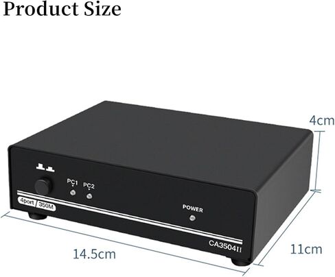 VGA Video Switcher Splitter 2 in 4 Out 2 in 2 Out ثنائي الاتجاه قابل للتحويل HD Video Sharer 350Mhz مضيف الكمبيوتر الخارجي 4 منافذ VGA TV Monitor جهاز عرض محدد صندوق التبديل 1080P in Kuwait