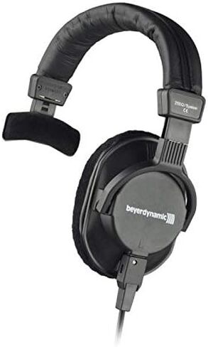 سماعات رأس Beyerdynamic DT 252 80 Ohm خفيفة الوزن أحادية الأذن ومغلقة لتطبيقات البث مع كابل تمديد سماعة الرأس، (6) روابط كابل، ومجموعة تنظيف سماعات الرأس 6AVE in Saudi Arabia