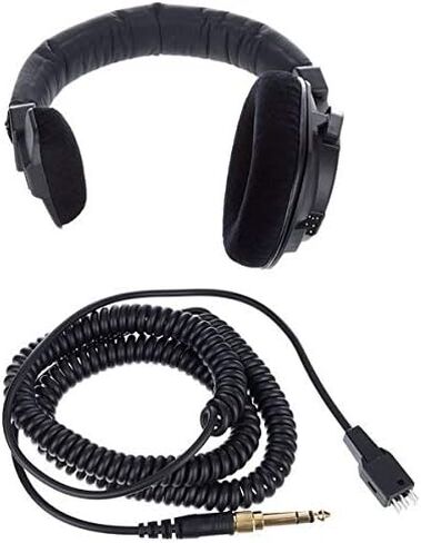 سماعات رأس Beyerdynamic DT 252 80 Ohm خفيفة الوزن أحادية الأذن ومغلقة لتطبيقات البث مع كابل تمديد سماعة الرأس، (6) روابط كابل، ومجموعة تنظيف سماعات الرأس 6AVE in Saudi Arabia