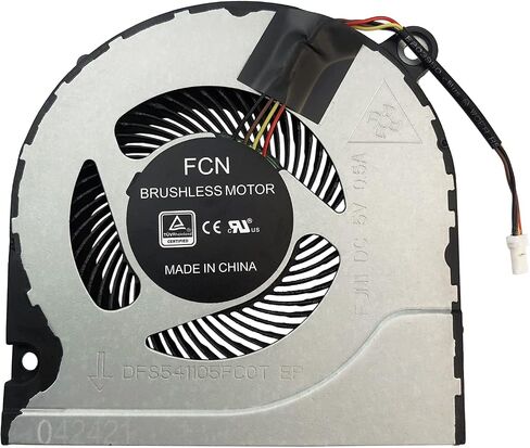استبدال مروحة تبريد وحدة المعالجة المركزية لـ DFS541105FC0T مناسب لأجهزة الكمبيوتر المحمول ACER Predator Helios 300 G3-571 G3-572 Nitro5 AN515 AN515-51 52 AN515-41 in Saudi Arabia