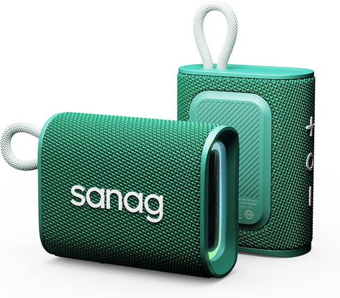 مكبرات صوت بلوتوث ساناج، مكبر صوت صغير محمول M13S Pro مع ضوء RGB، مكبر صوت لاسلكي مقاوم للماء IPX7 مع بلوتوث 5.3، جهير واضح ومكبر صوت كبير 360 درجة للاستخدام الخارجي والداخلي in Kuwait