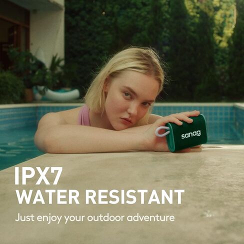 مكبرات صوت بلوتوث ساناج، مكبر صوت صغير محمول M13S Pro مع ضوء RGB، مكبر صوت لاسلكي مقاوم للماء IPX7 مع بلوتوث 5.3، جهير واضح ومكبر صوت كبير 360 درجة للاستخدام الخارجي والداخلي in Kuwait