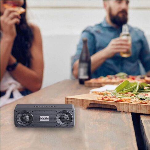 2Pack Bluetooth Speaker,3D Hi-Fi Bass Portable Wireless Bluetooth Speaker 5.0 with 12H Playtime,TWS Wireless Stereo Pairing,Microphone,Sound,Outdoors,FM Radio,Built-in Mic,TF,Aux,Travel Bass in Saudi Arabia
