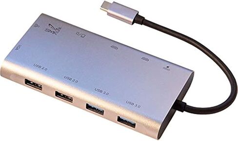 SMK-Link USB-C 100W Mini Docking Station with Multi-Stream Triple Video - for Notebook - 100 W - USB 3.1 Type C - 5 x USB Ports - Network (RJ-45) - HDMI - VGA - Wired (VP6950) in Kuwait