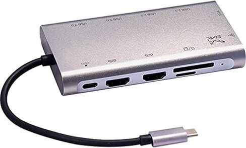 SMK-Link USB-C 100W Mini Docking Station with Multi-Stream Triple Video - for Notebook - 100 W - USB 3.1 Type C - 5 x USB Ports - Network (RJ-45) - HDMI - VGA - Wired (VP6950) in Kuwait