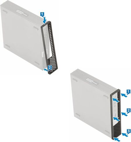 Deal4GO الحافة الأمامية غطاء اللوحة مرشح الغبار 5PC6W X7YJN لاستبدال Dell OptiPlex 7050 7040 7060 3060 3040 5050 MFF Micro Desktop in Kuwait