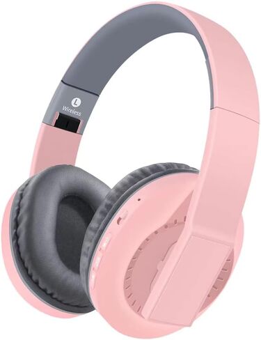 Bluetooth Headphones Over Ear with Microphone,Foldable Wireless and Wired Stereo Headset Micro SD/TF,FM,Soft Earmuffs &Light Weight for Prolonged Wearing (Black) in Saudi Arabia