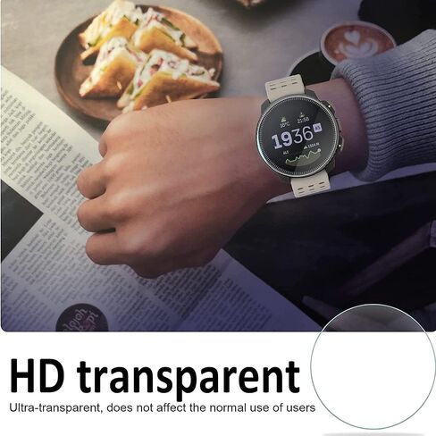 Compatible for FOSMET Smart Watch Screen Protector, [3 Pack] 9H Tempered Glass Screen Protector Film Compatible for FOSMET LGW6 1.43" Smart Watch,LGW6 Smart Watch (3 Pack) in Saudi Arabia