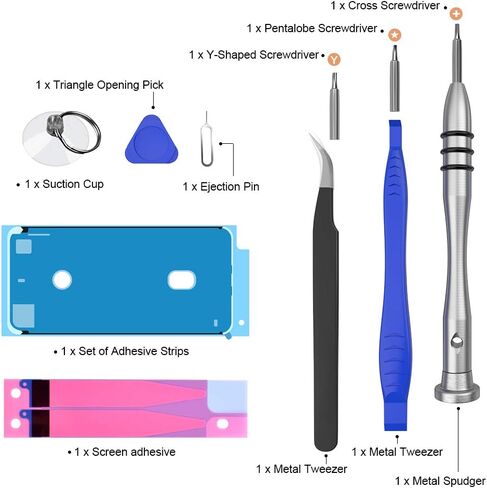 LCLEBM [3200mAh] Battery for iPhone 6S, 2023 New Upgraded Ultra High Capacity 0 Cycle Battery Replacement for iPhone 6S Model A1633, A1688, A1700 with Complete Professional Repair Tool Kit in Kuwait