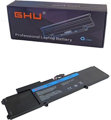 GHU XPS L421X Battery Premium 69Wh Grade A Polymer Cell, UL Tested, 4RXFK Battery Compatible with Laptop Ultrabook Dell, Easy Install Dell 4RXFK Battery, C1JKH Battery Lasts Long with Free Returns in Kuwait