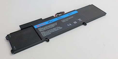 GHU XPS L421X Battery Premium 69Wh Grade A Polymer Cell, UL Tested, 4RXFK Battery Compatible with Laptop Ultrabook Dell, Easy Install Dell 4RXFK Battery, C1JKH Battery Lasts Long with Free Returns in Kuwait